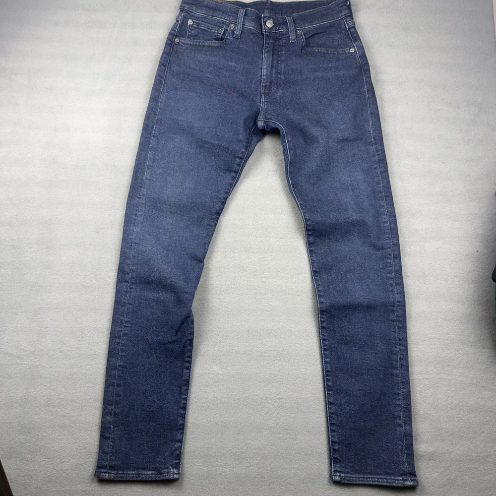 Levis 512 Slim Taper Jeans Mens W30 L32 Dark Indigo Blue Denim Pants